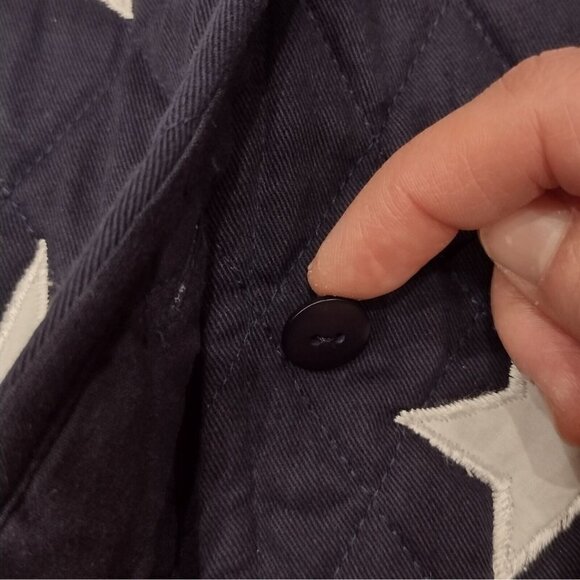 Dont Mess With Texas Vest Womens Medium Quilted Patriotic Vest Stars Stripes - Picture 6 of 8